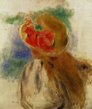 皮埃爾 奧古斯特 雷諾阿 Young Girl in a Flowered Hat